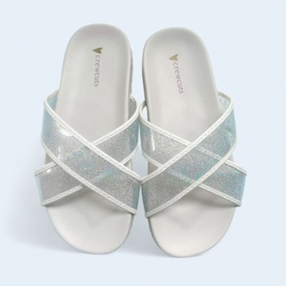 Crew Girls Pool Slide Sandals Size 11